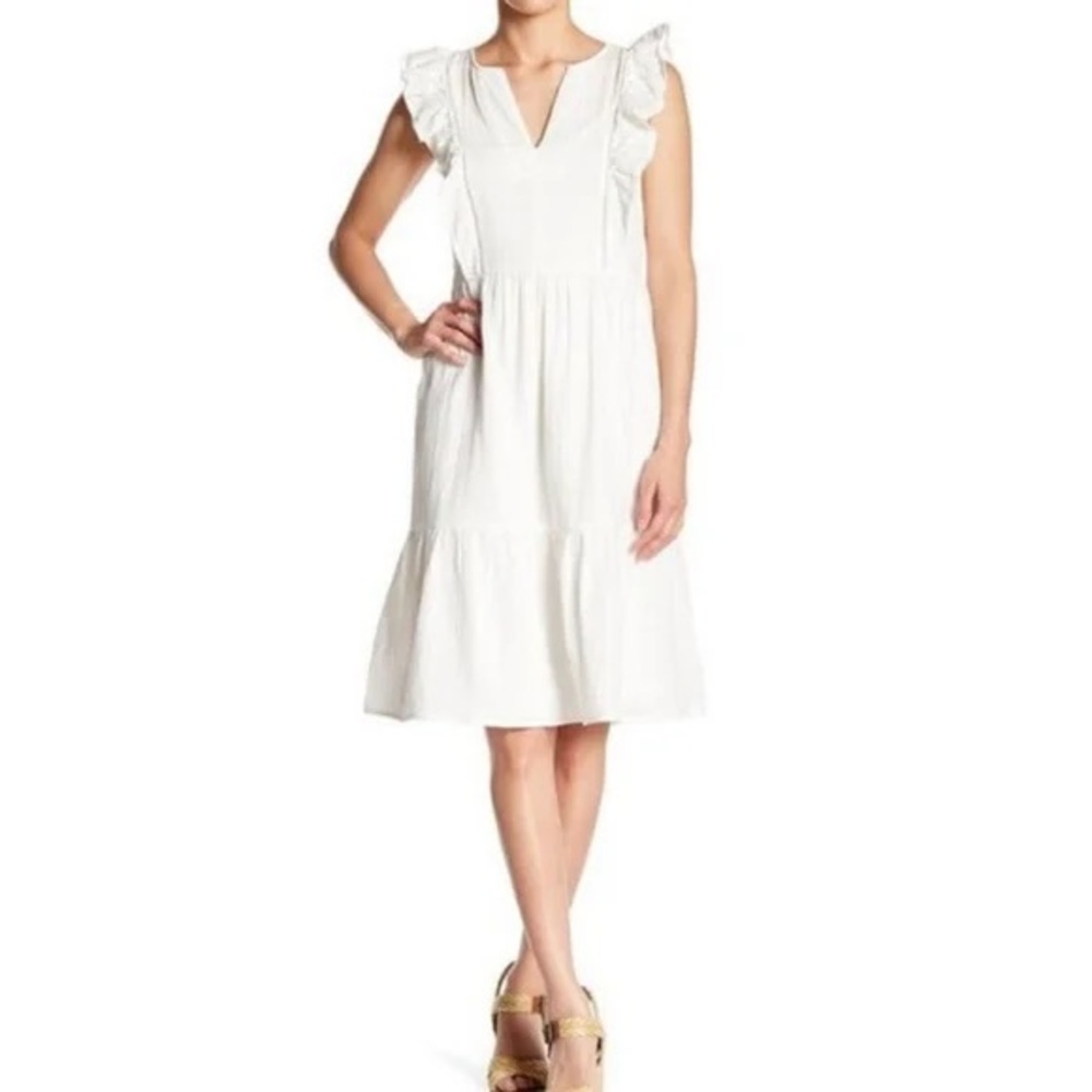 SPIRIT OF GRACE x NORDSTROM  Ruffled Midi Sundress‎  Size Medium
